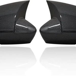 Pair Car Rearview Mirror Covers Wing Mirror Caps for Skoda Octavia Mk3 A7 5E 2014-2019 for VW T-ROC T-Cross 2018-2021 Nivus (Size  Carbon Fiber Look) Pair Car Rearview Mirror Covers Wing Mirror Caps for Skoda Octavia Mk3 A7 5E 2014-2019 for VW T-ROC T-Cross 2018-2021 Nivus (Size  Carbon Fiber Look)