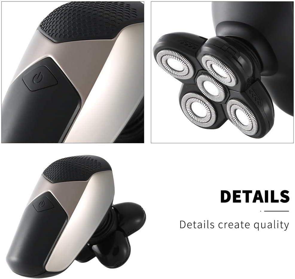 Afeitadoras de cabeza para hombres calvos, maquinilla de afeitar eléctrica multifunción para hombres, afeitadora de calavera para cabeza calva,