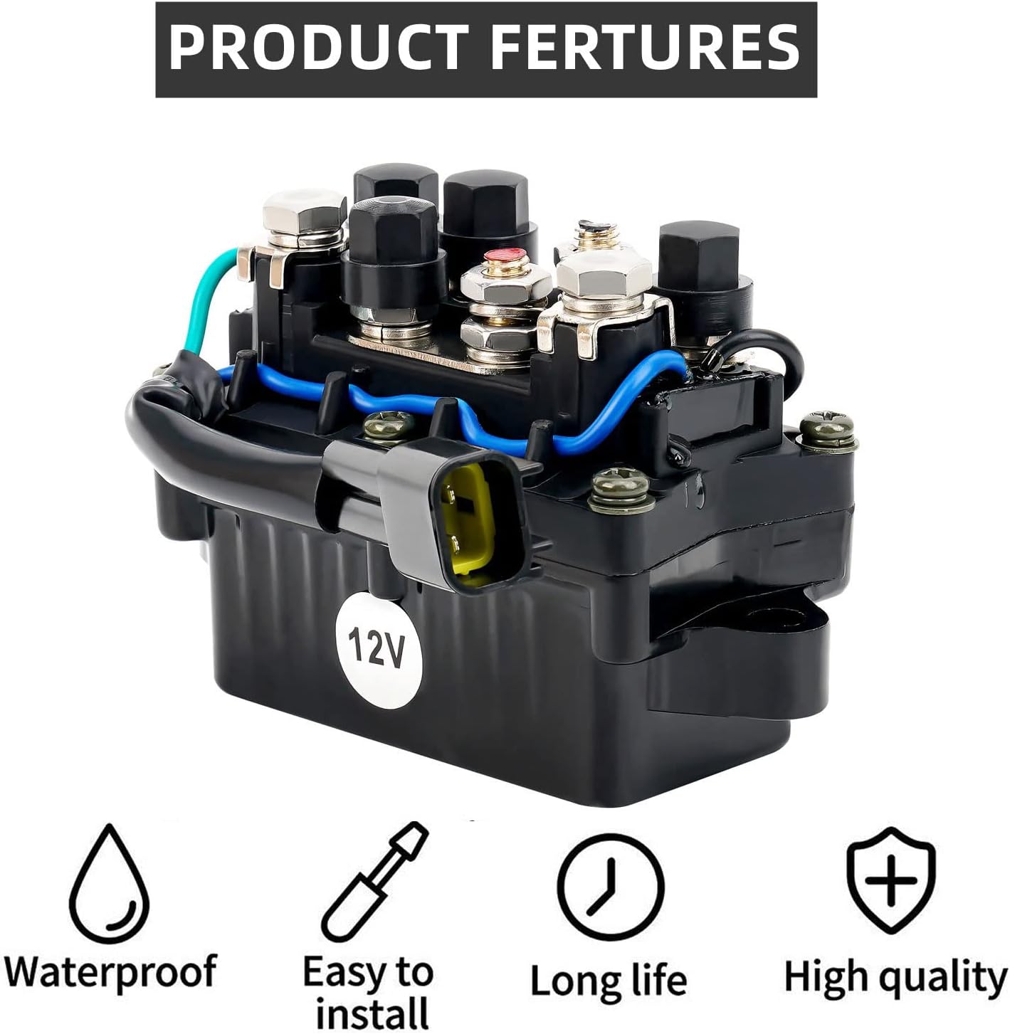 Conjunto de relé 63P-81950-00-00 – Motor fuera de borda de 4 tiempos compatible con Yamaha 4 Stroke Engine F150 y 250 40HP 50HP 60HP 75HP 90HP