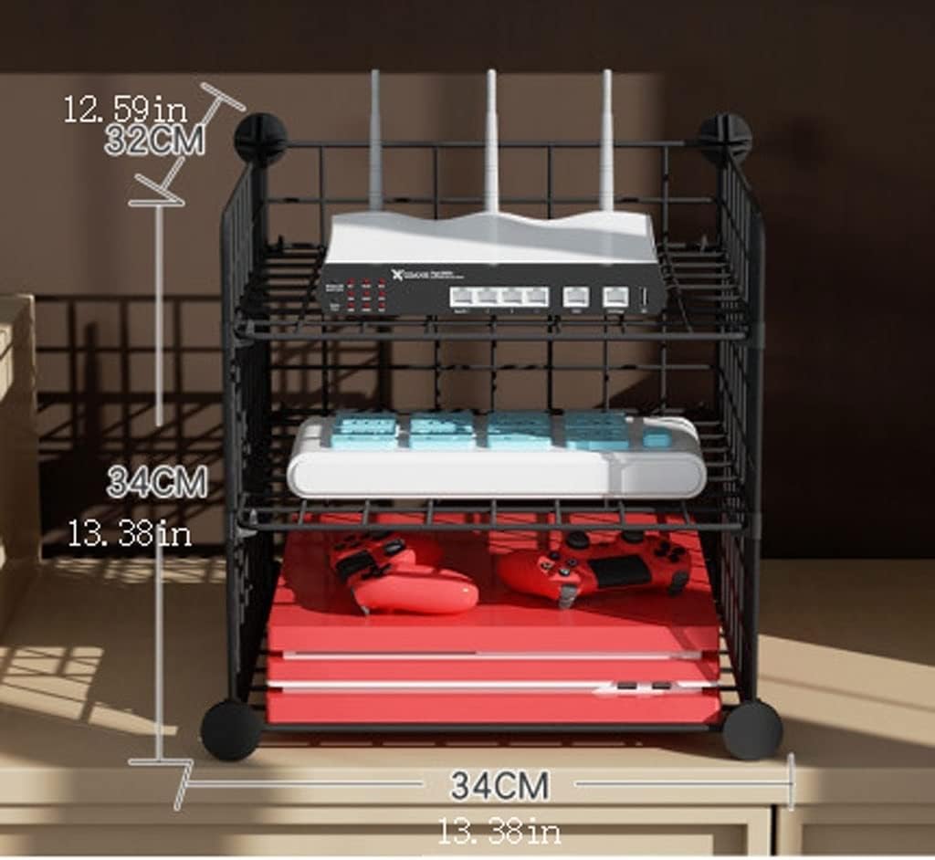 Soporte flotante para estante enrutador, estante inalámbrico para módem WiFi, estante de almacenamiento para almacenamiento doméstico para objetos