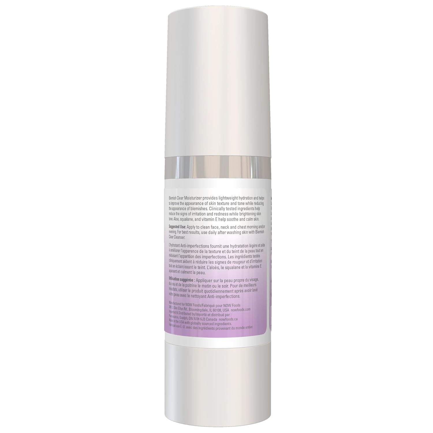 NOW Solutions, Crema hidratante transparente para imperfecciones, mejora la apariencia con la textura y el tono de la piel con hidratación ligera, 2