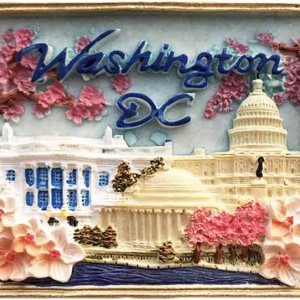 Washington DC USA – Imán de nevera 3D hecho a mano, resina magnética, decoración del hogar, cocina, colección de imanes para nevera de Washington Washington DC USA – Imán de nevera 3D hecho a mano, resina magnética, decoración del hogar, cocina, colección de imanes para nevera de Washington