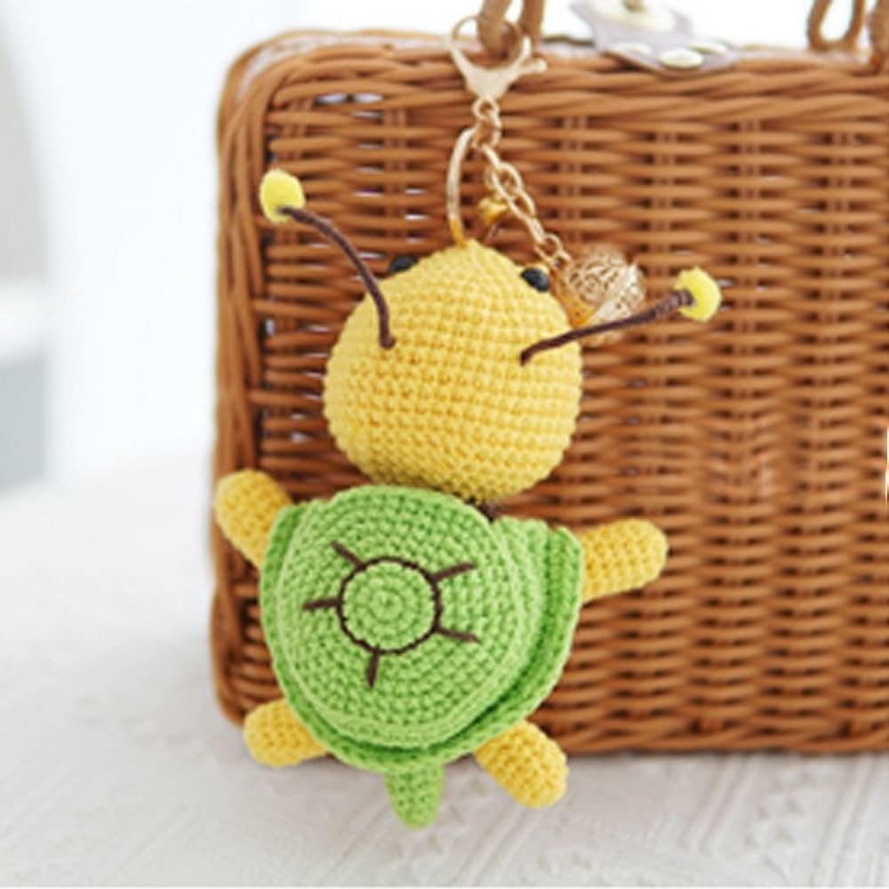 gofidin Turtle Bee – Kit de ganchillo para principiantes, kit completo de animales de ganchillo para principiantes, expertos, adultos y niños,
