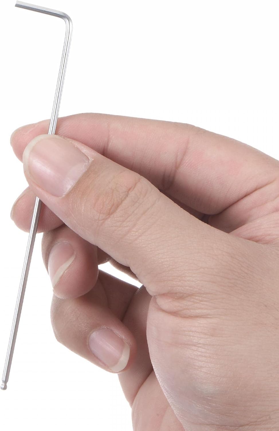 uxcell Llave hexagonal de extremo de bola de 564 pulgadas, herramienta de reparación de brazo largo en forma de L 40Cr, SAE 2 piezas
