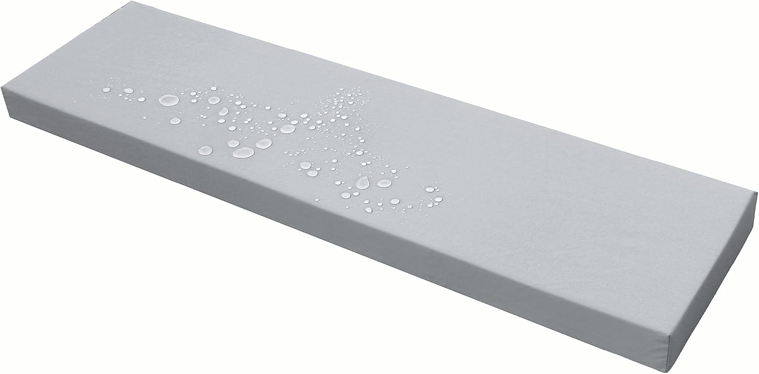 Cojín personalizado resistente al agua, antiarañazos, cojines de asiento impermeables, Cojín de asiento de banco de patio interiorexterior, Cojín de