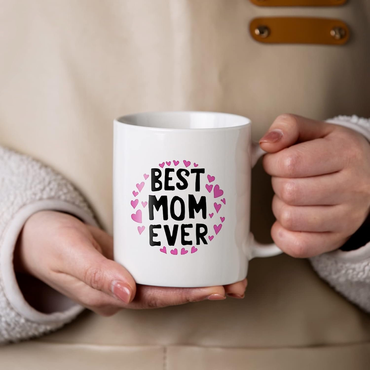 Tazas de sublimación en blanco, tazas de sublimación de cerámica blanca de 12 onzas, tazas a granel para café, leche, café con leche, cacao