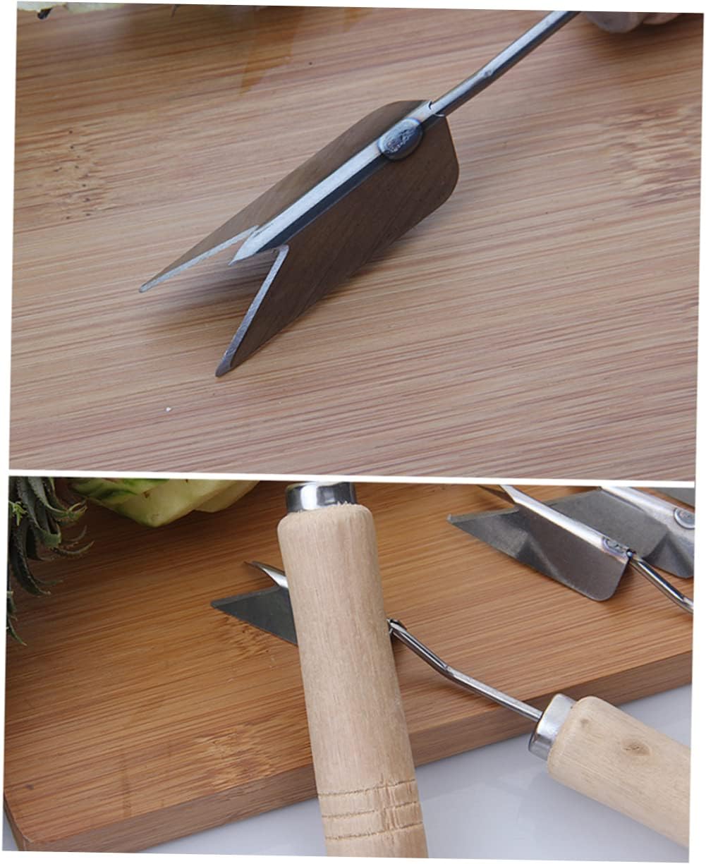 7pcs Piña Peeler Herramienta Removedor de Maquillaje Fruta
