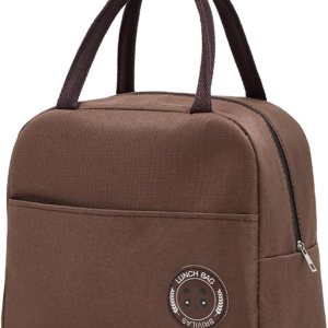 Hoomall Bolsa de almuerzo aislada, bolsa de almuerzo reutilizable para adultos, bolsas térmicas a prueba de fugas para el trabajo, oficina, picnic o Hoomall Bolsa de almuerzo aislada, bolsa de almuerzo reutilizable para adultos, bolsas térmicas a prueba de fugas para el trabajo, oficina, picnic o