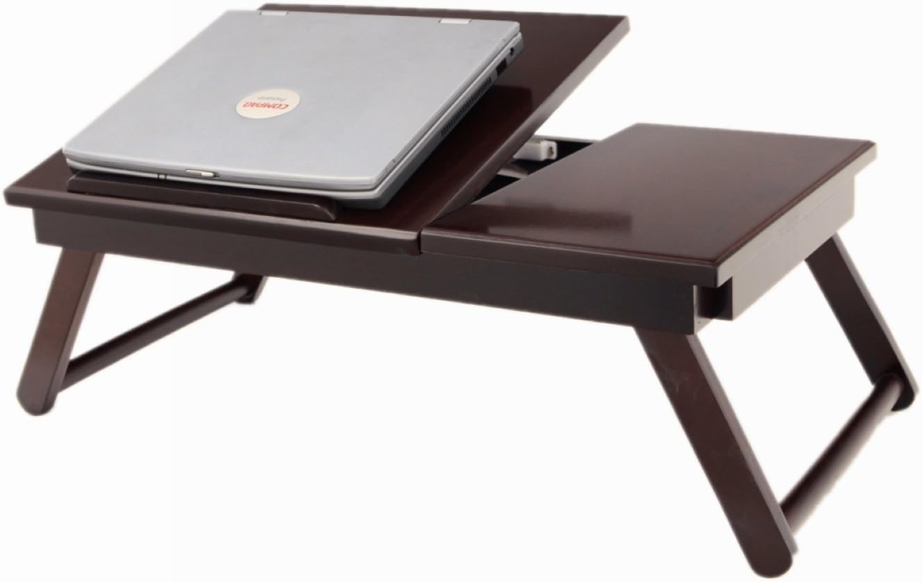 Frenchi Furniture Escritorio de regazo, cereza oscura