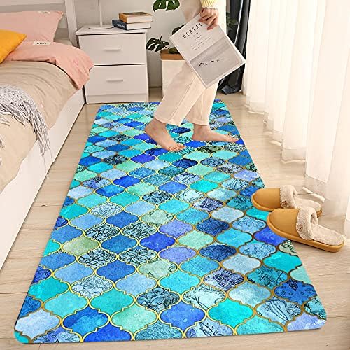 Alfombra de baño de espuma viscoelástica y felpudos antideslizantes y absorbentes de paño