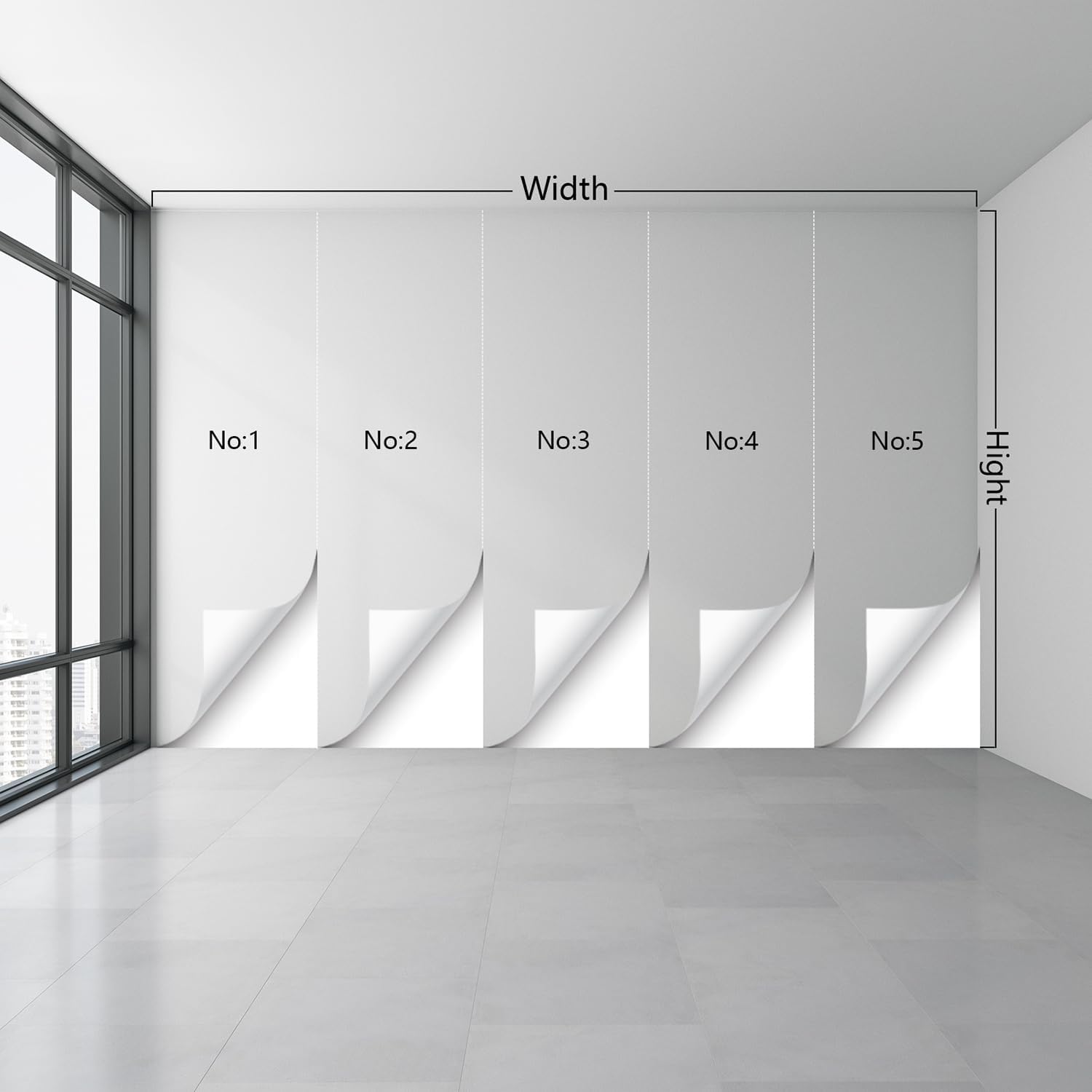 YQWDMX – Papel tapiz de flores de peonía blanca y fondo negro para decoración de pared de dormitorio (no se pega ni se pega)