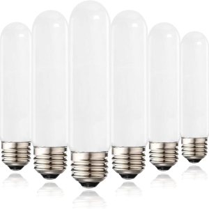 XININSUN Bombillas LED esmeriladas T10, luz diurna blanca 4000 K, bombillas LED T10 regulables, equivalente a 60-75 vatios, bombillas tubulares LED XININSUN Bombillas LED esmeriladas T10, luz diurna blanca 4000 K, bombillas LED T10 regulables, equivalente a 60-75 vatios, bombillas tubulares LED