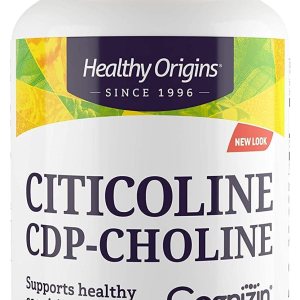 Healthy Origins Citicoline CDP Colina 250 mg (Cognizin, sin OMG, sin gluten, apoyo cognitivo), 60 cápsulas vegetales Healthy Origins Citicoline CDP Colina 250 mg (Cognizin, sin OMG, sin gluten, apoyo cognitivo), 60 cápsulas vegetales