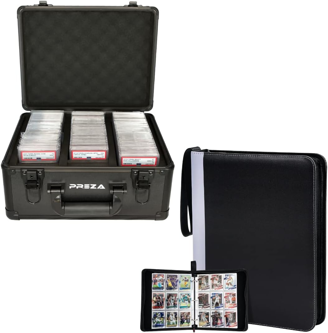 Caja de almacenamiento de tarjetas graduadas y carpeta de tarjetas coleccionables