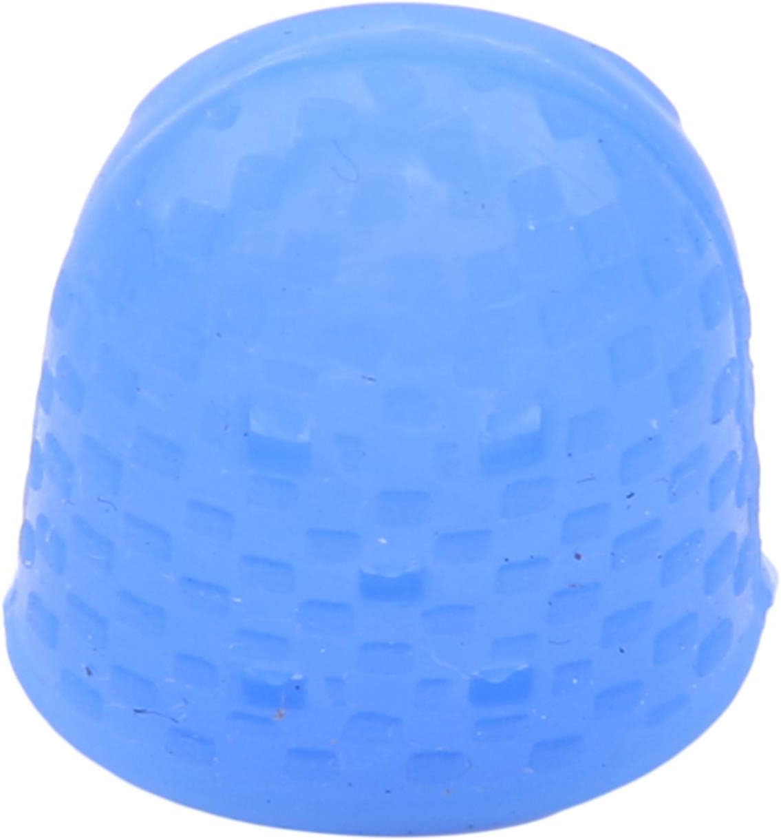 Hsakess – 5 protectores de dedos de guitarra, protectores de dedos de silicona para guitarra, transpirables, color azul oscuro
