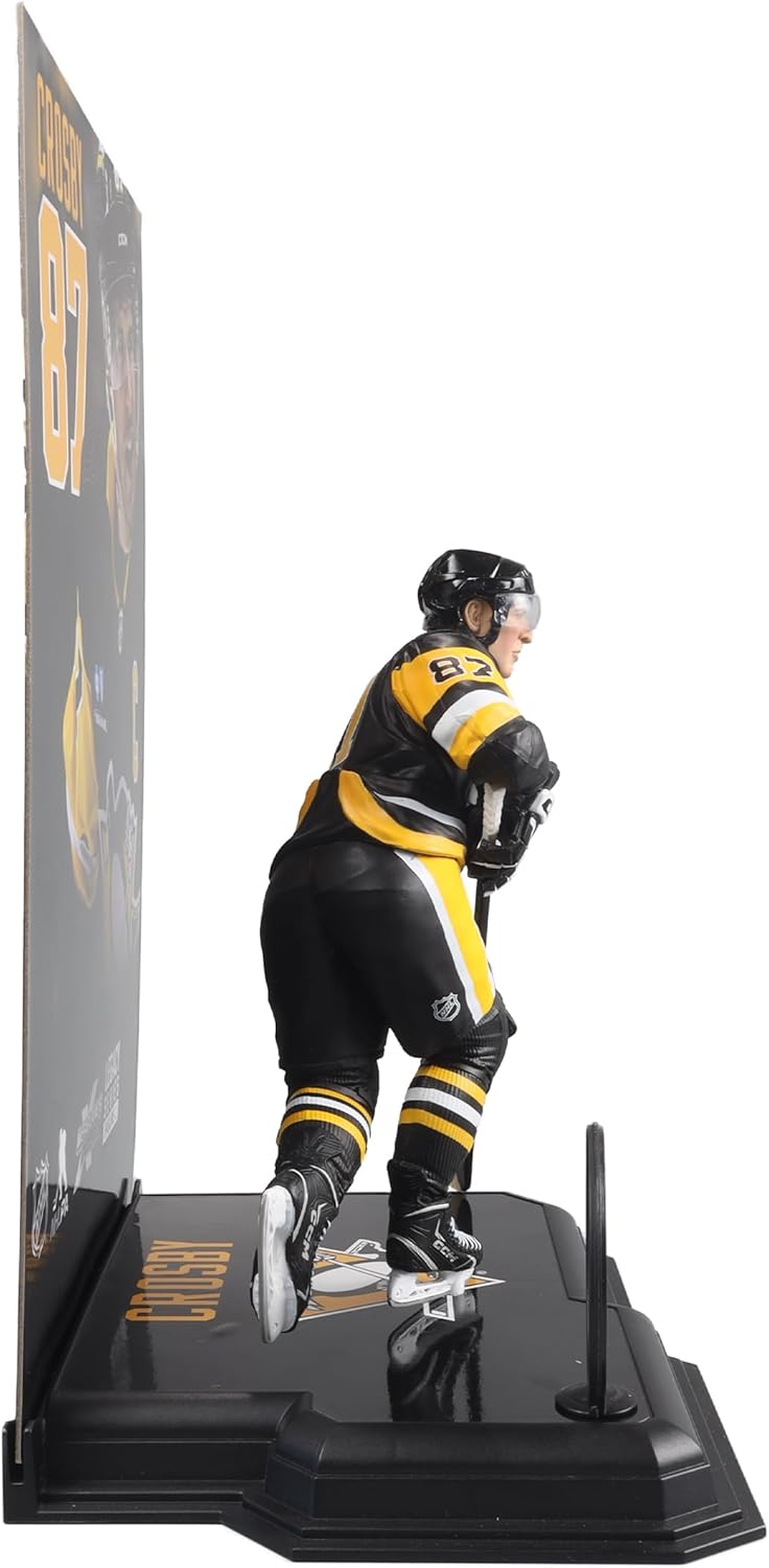 McFarlane Toys – Figura posada de Sidney Crosby (Pittsburgh Penguins) de la NHL de 7 pulgadas, Picks deportivos de McFarlane