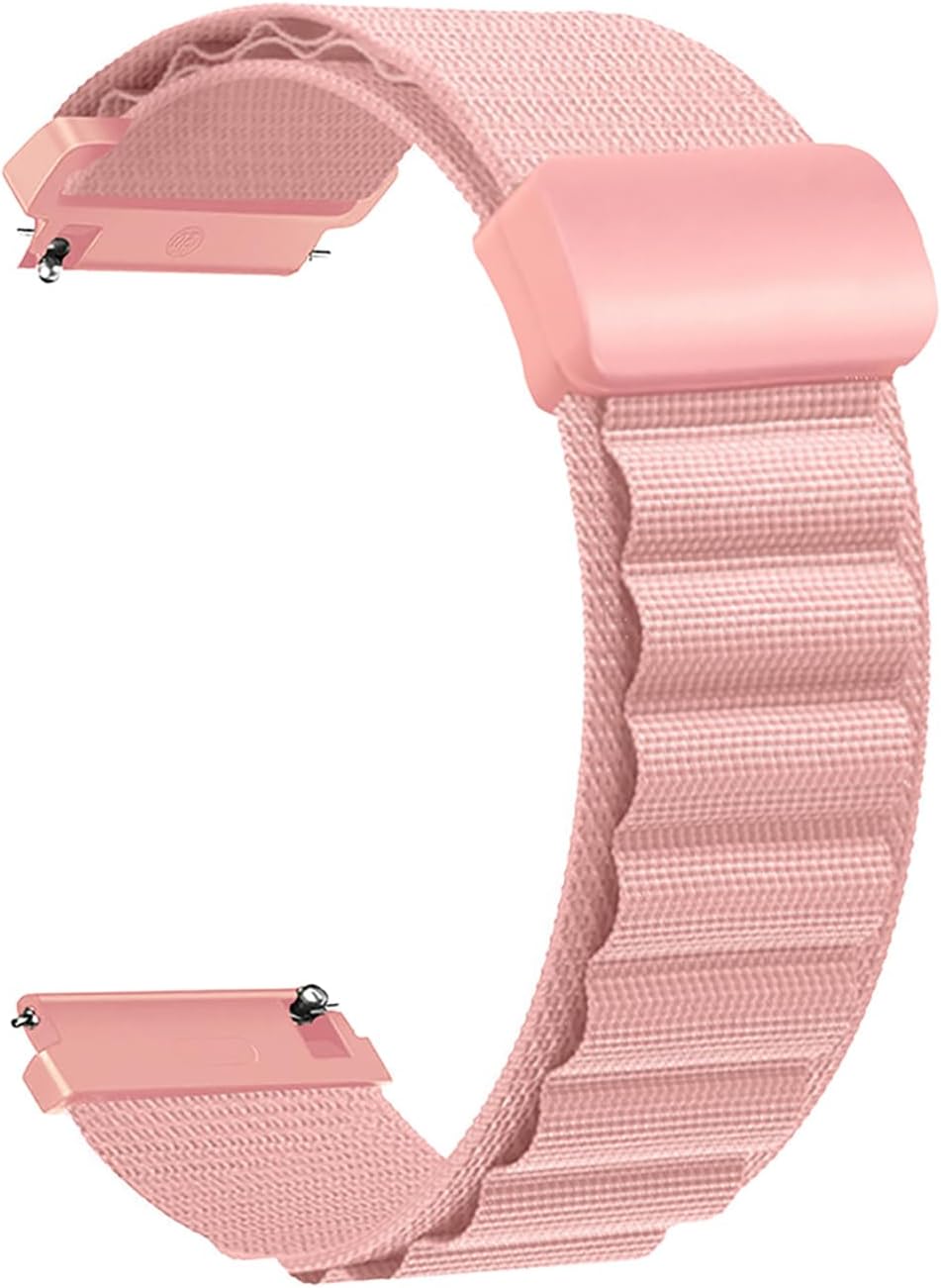 20mm 22mm Watch Bands, Alpine Loop Nylon Strap with Adjustable Magnetic Buckle, Quick Release Smartwatch Bands Replacement for Men Women