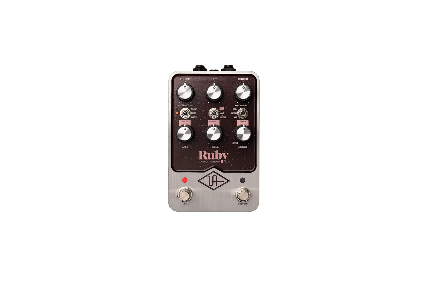Universal Audio UAFX Ruby ’63 Top Boost Amplificador