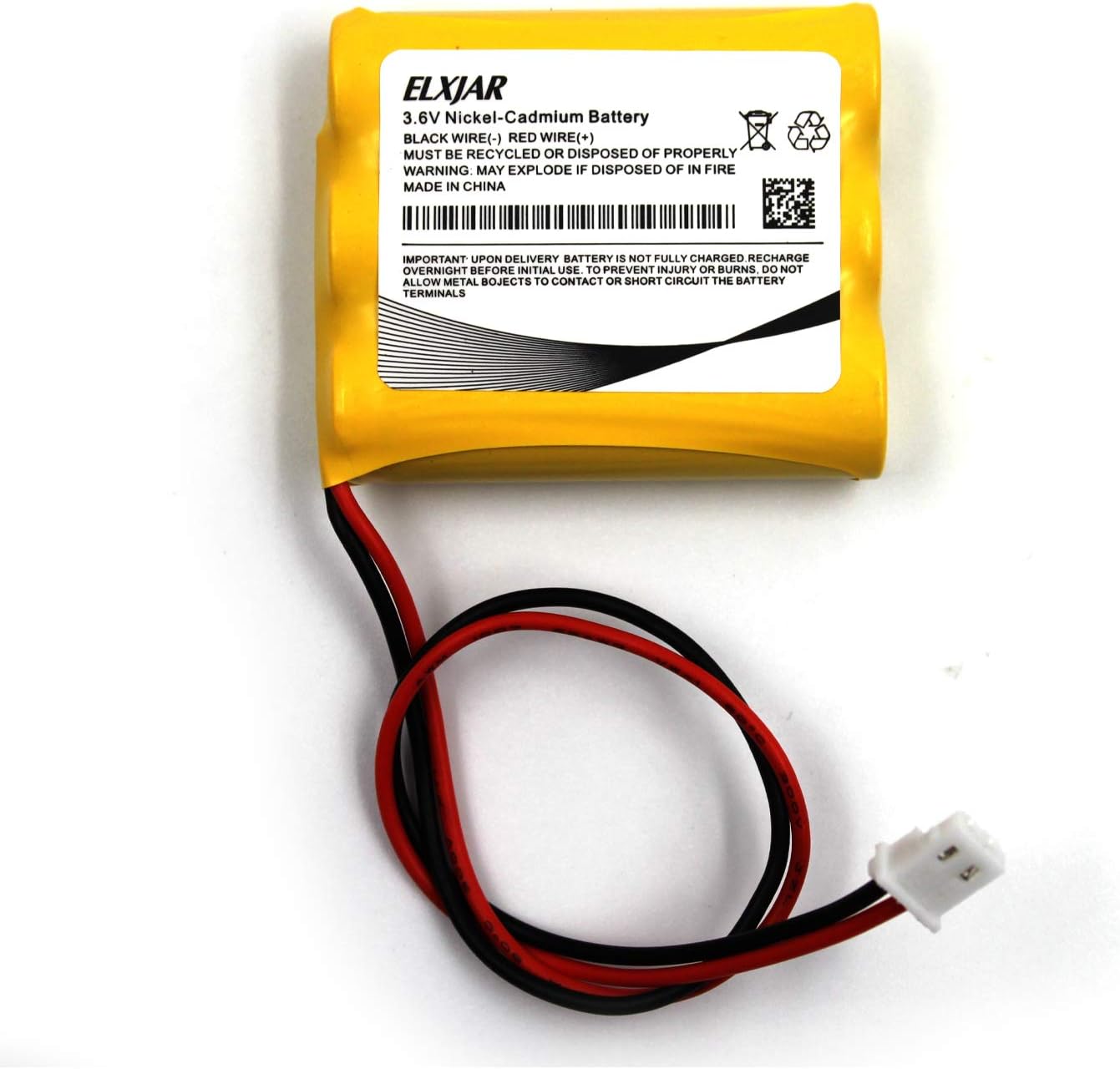 elxjar Paquete de 3 baterías de repuesto para Saft B15CS03 AA B15CS03 Ni-CD de 3.6 V 1000 mAh para Saft B15CS03, luz de emergencia y salida,