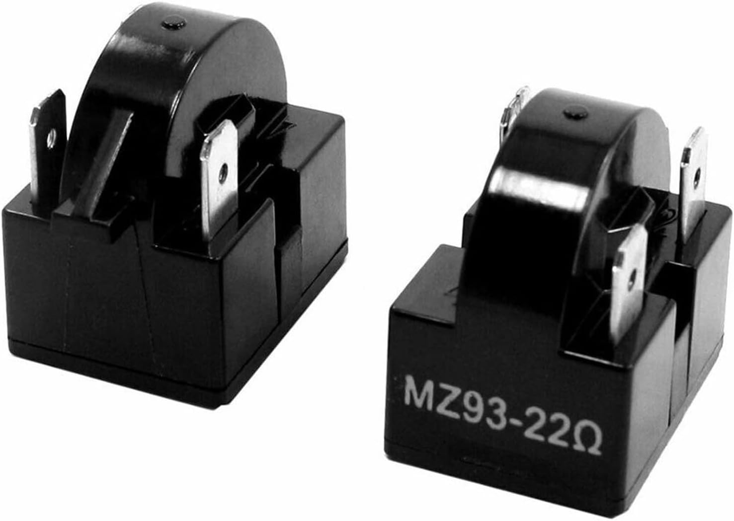JAMCHE Relé de arranque frigorífico PTC tarter para QP-2-4.7 4.7 3 Pin Vissani Danby Compresor (Talla 12 Ohm)