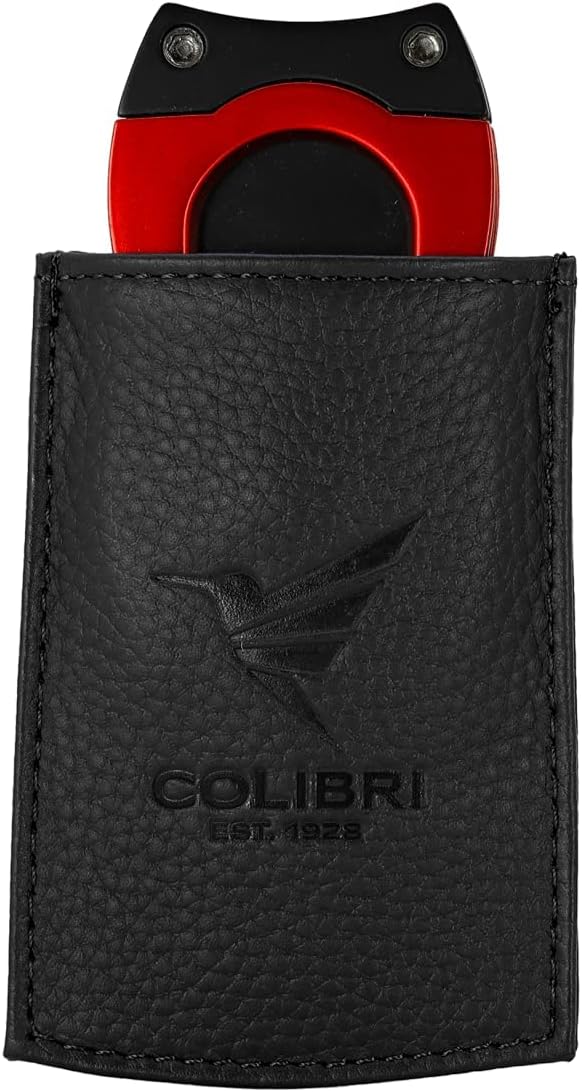 Leather Carrying case for lighters and Cutters (Black-Large)