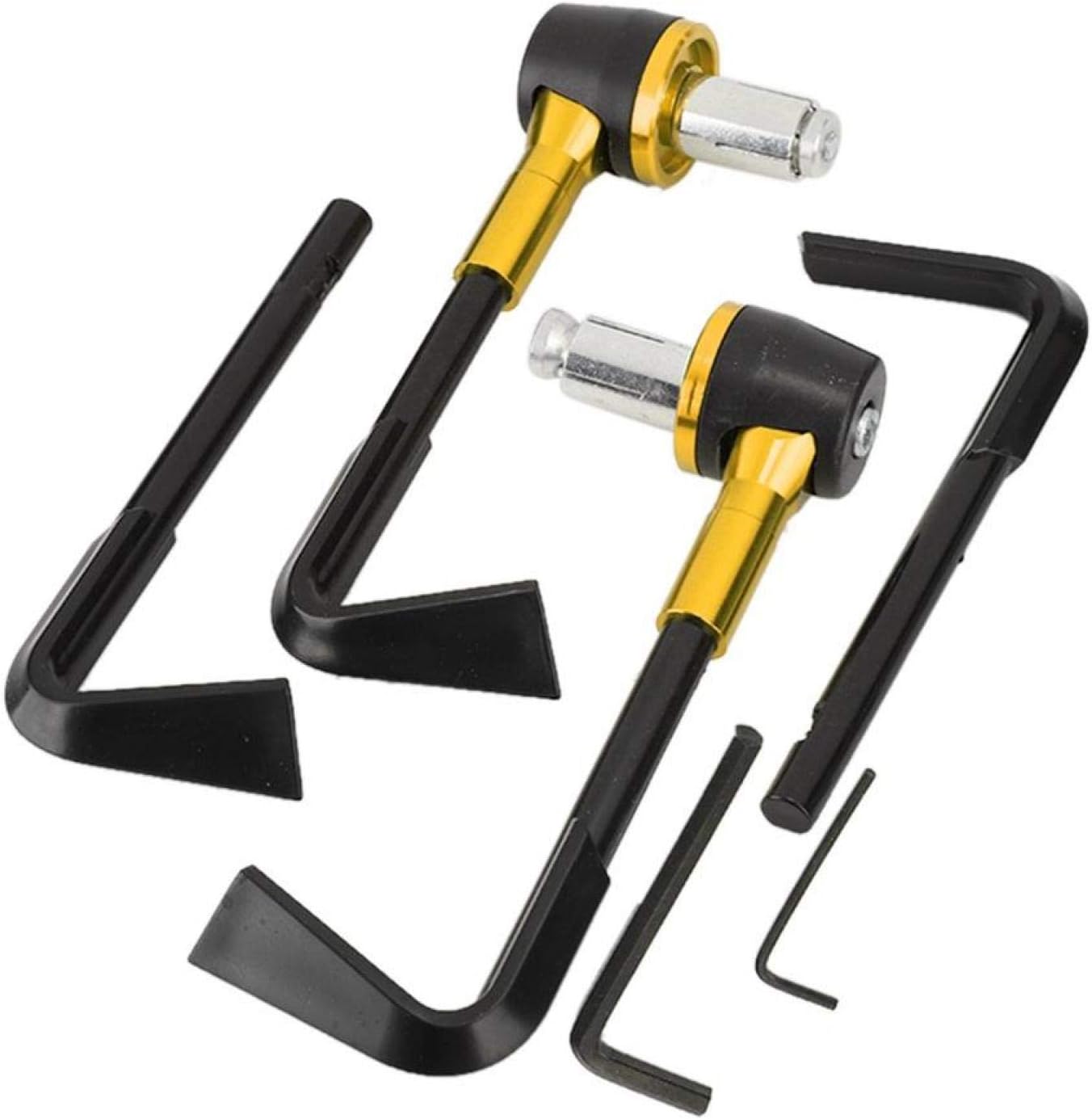 EVGATSAUTO Protectores de palanca de motocicleta, protector de palanca de freno delantero CNC, empuñadura de motocicleta, protector de motocicleta