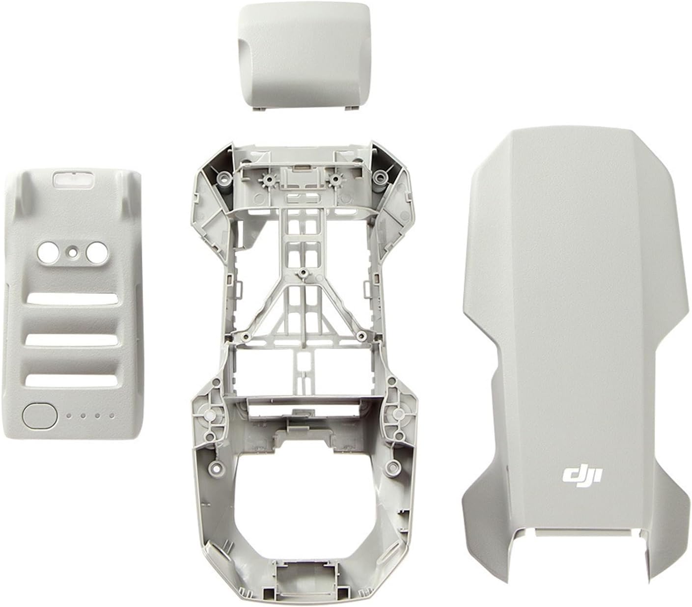 SeiZed Body Shell for D-JI Mini 2 Upper Cover Middle Frame Bottom Shell Battery Cover Drone Replacement Spare Parts (Color  Upper Cover)
