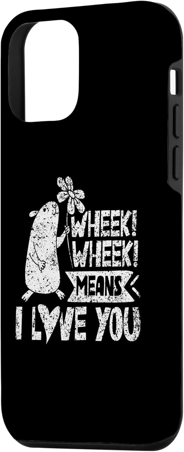 iPhone 12 mini Wheek Wheek Means I Love You Lover Guinea Pig Pet Animal Case