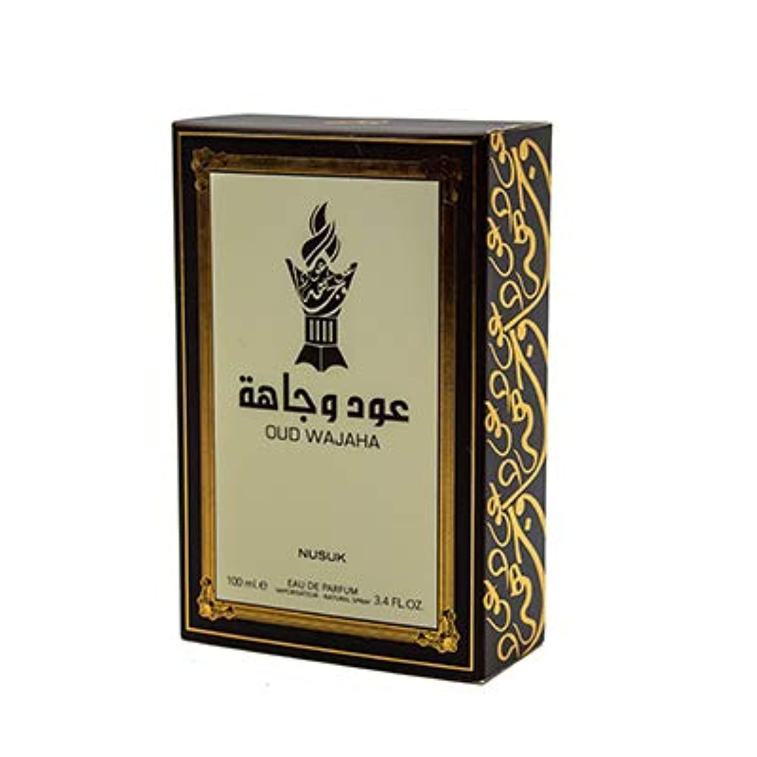 Nusuk Oud Wajaha by Nusuk Eau De Parfum Spray (Unisex) 3.4 oz Hombres