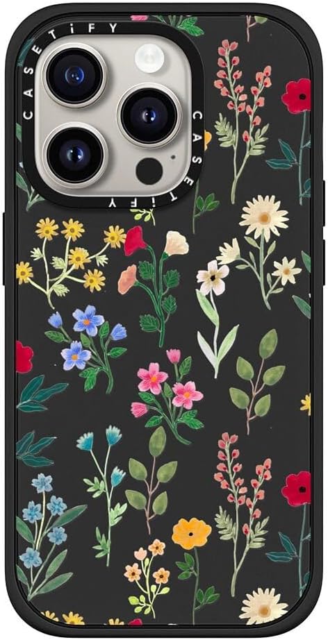 CASETiFY Impact – Funda para iPhone 15 Pro 4 veces probada contra caídas de grado militar, protección contra caídas de 8.2 pies – Estampado de
