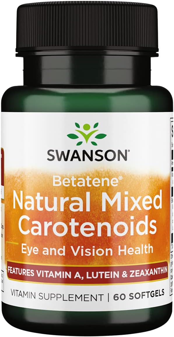 Swanson Betateno Natural Mixto Carotenoides 60 Sgels