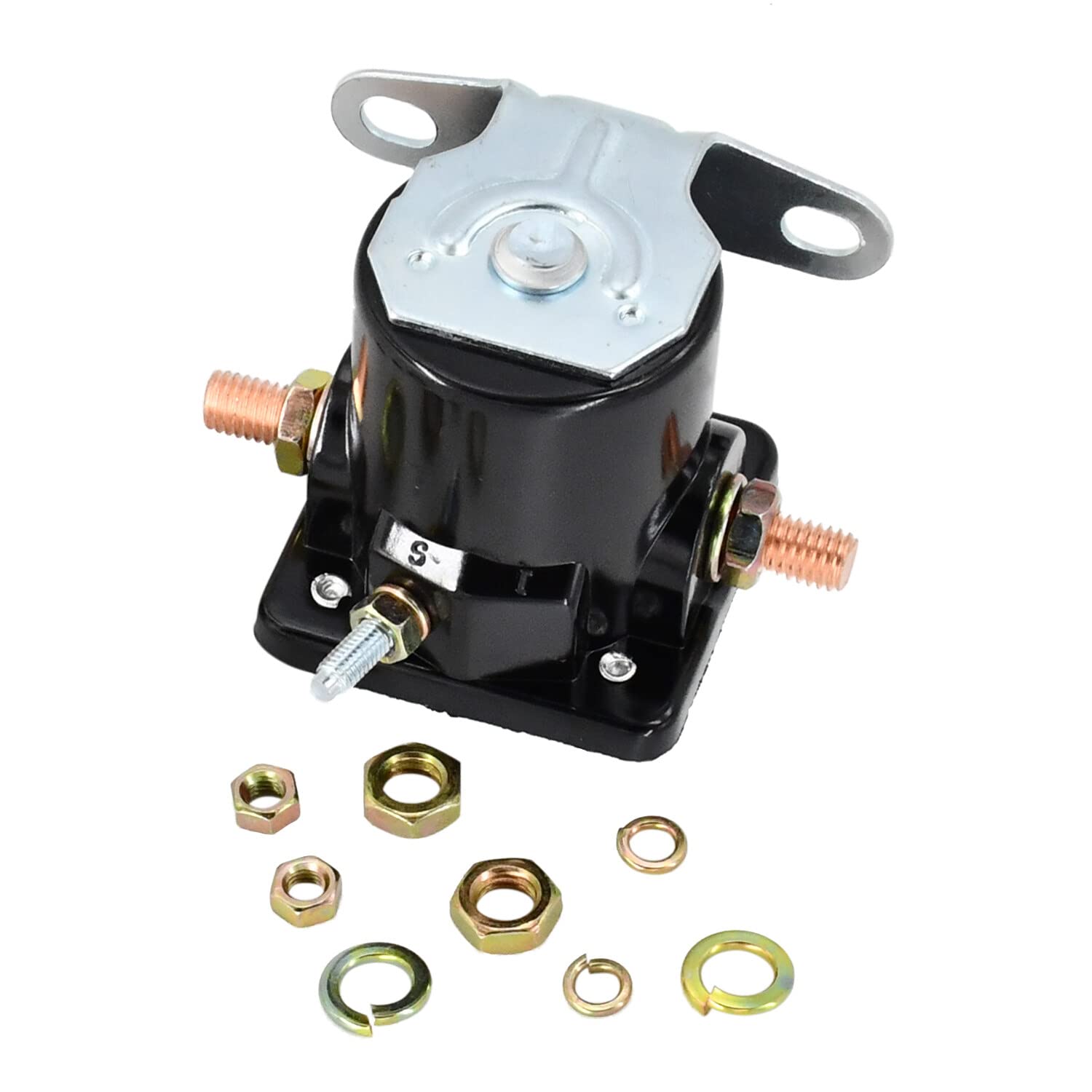 NCA11450A Relé solenoide de arranque 6V 3 postes compatible con Ford NAA Jubilee 1953-57 Tractor 600 700 800 900