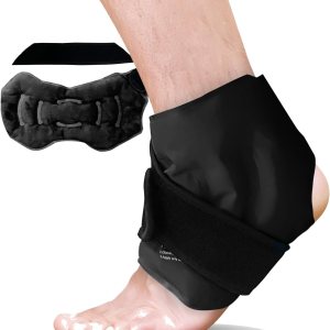 Bolsa de hielo de tobillo para hinchazón, bolsa de hielo de gel reutilizable para lesiones de tobillo, terapia de compresión fría para aliviar el Bolsa de hielo de tobillo para hinchazón, bolsa de hielo de gel reutilizable para lesiones de tobillo, terapia de compresión fría para aliviar el