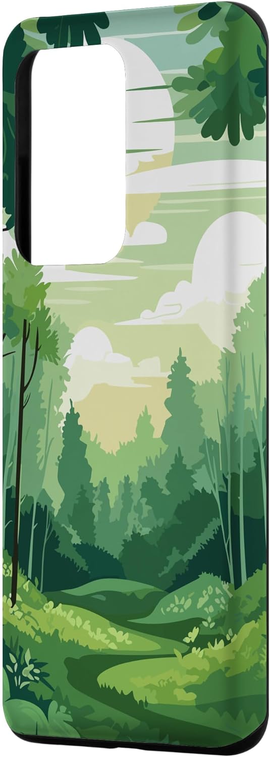 Funda para Galaxy S20 Ultra Forest And Nature Pine Tree Green para mujeres y hombres