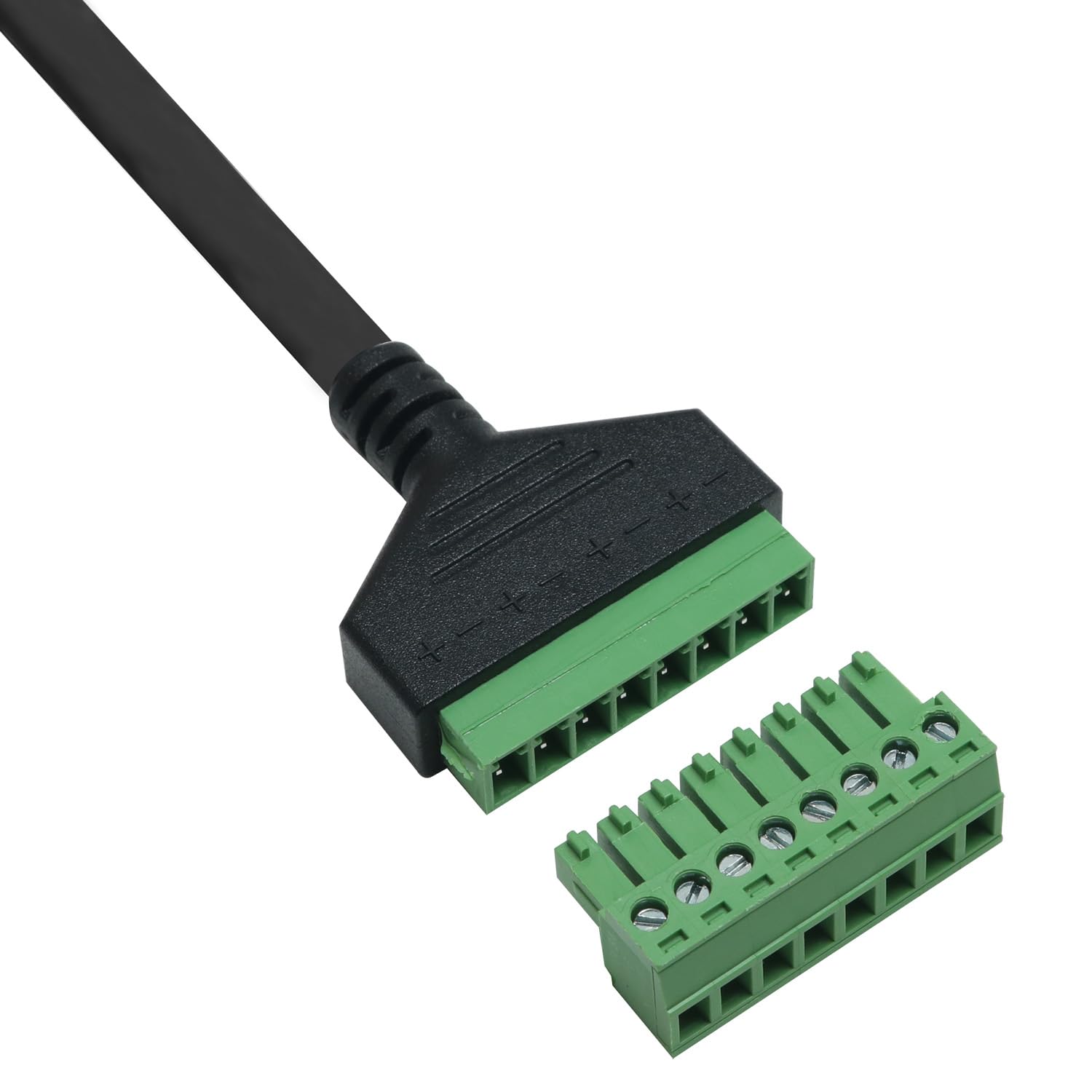 Cable adaptador sin soldadura de red macho RJ45 -20cm7.87in-RJ45 a 8P Terminal – Fijo sin tornillos de soldadura