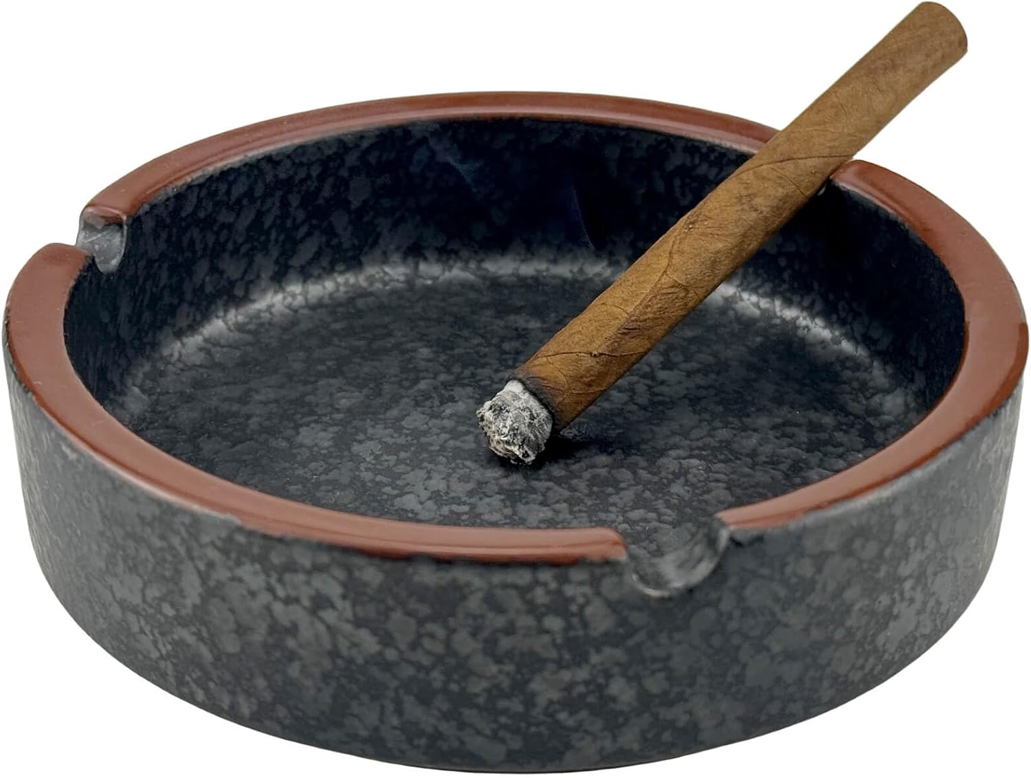 Cenicero de cerámica, cenicero casero, cenicero, cenicero de cigarrillos para uso en interiores o exteriores, cenicero de barra de café, cenicero