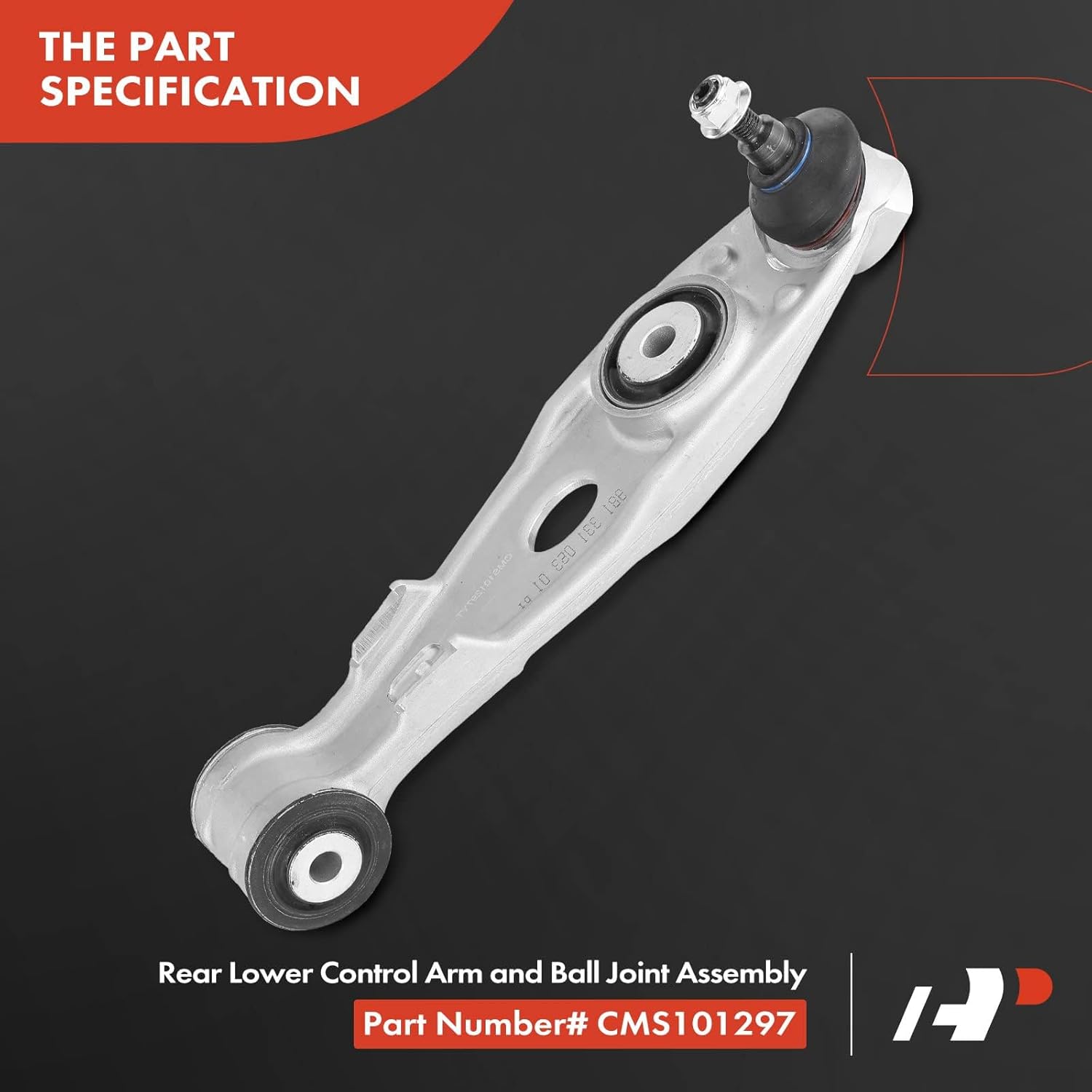 A-Premium Brazo de control inferior delantero y trasero, con rótula y buje, compatible con Porsche 911 1999-2013, Boxster 1997-2012, Cayman 2006-2012
