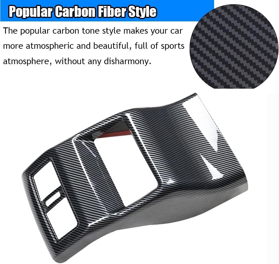 Kakash Accesorios interiores personalizados para Nissan Rogue 2021 2022 2023, cubierta trasera de ventilación de aire acondicionado, cubierta