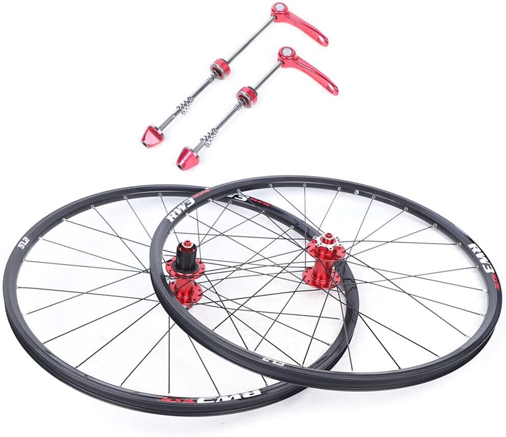 Juego de ruedas MTB de 27.5 pulgadas, disco de bicicleta MTB delantero y trasero, cubo de 891011 velocidades, 120 anillos, adecuado para ruedas de