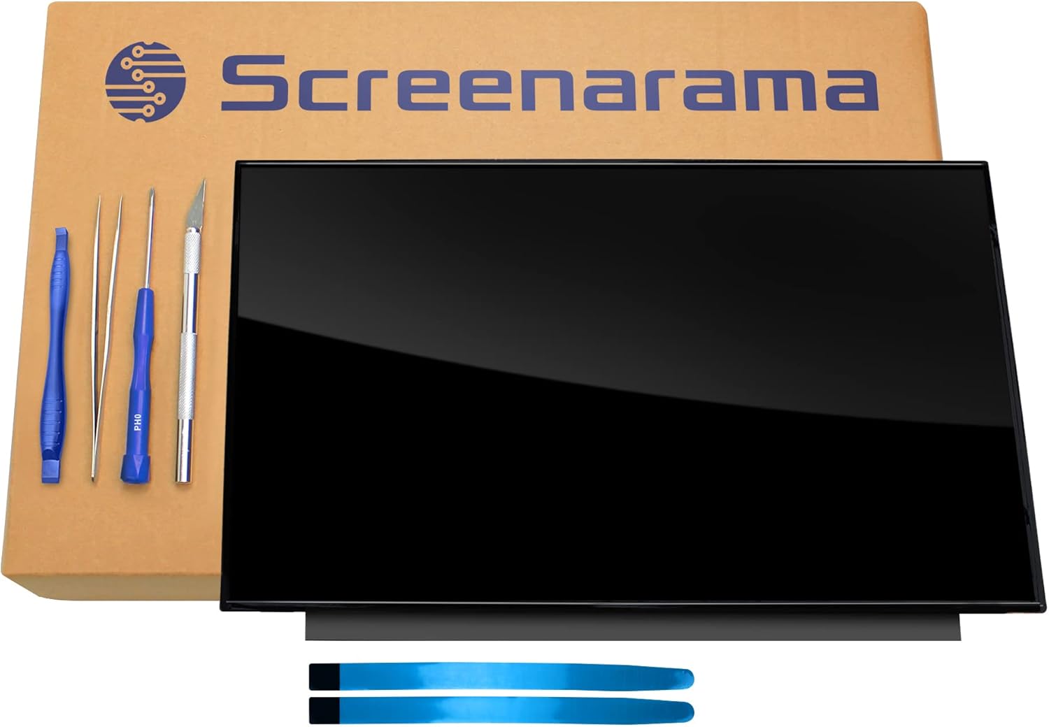 SCREENARAMA Nueva pantalla de repuesto para Huawei MateBook D 14 2021 (brillante) 30pin FHD 1920×1080 IPS LCD pantalla LED con herramientas y cinta