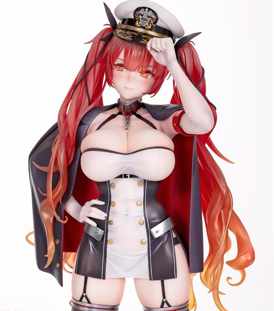 LUNK USS – Figura de Honolulu de 10.2 pulgadas, versión de cabello rojo, modelo de posición de pie, PVC, colección de estatua de anime para niña,