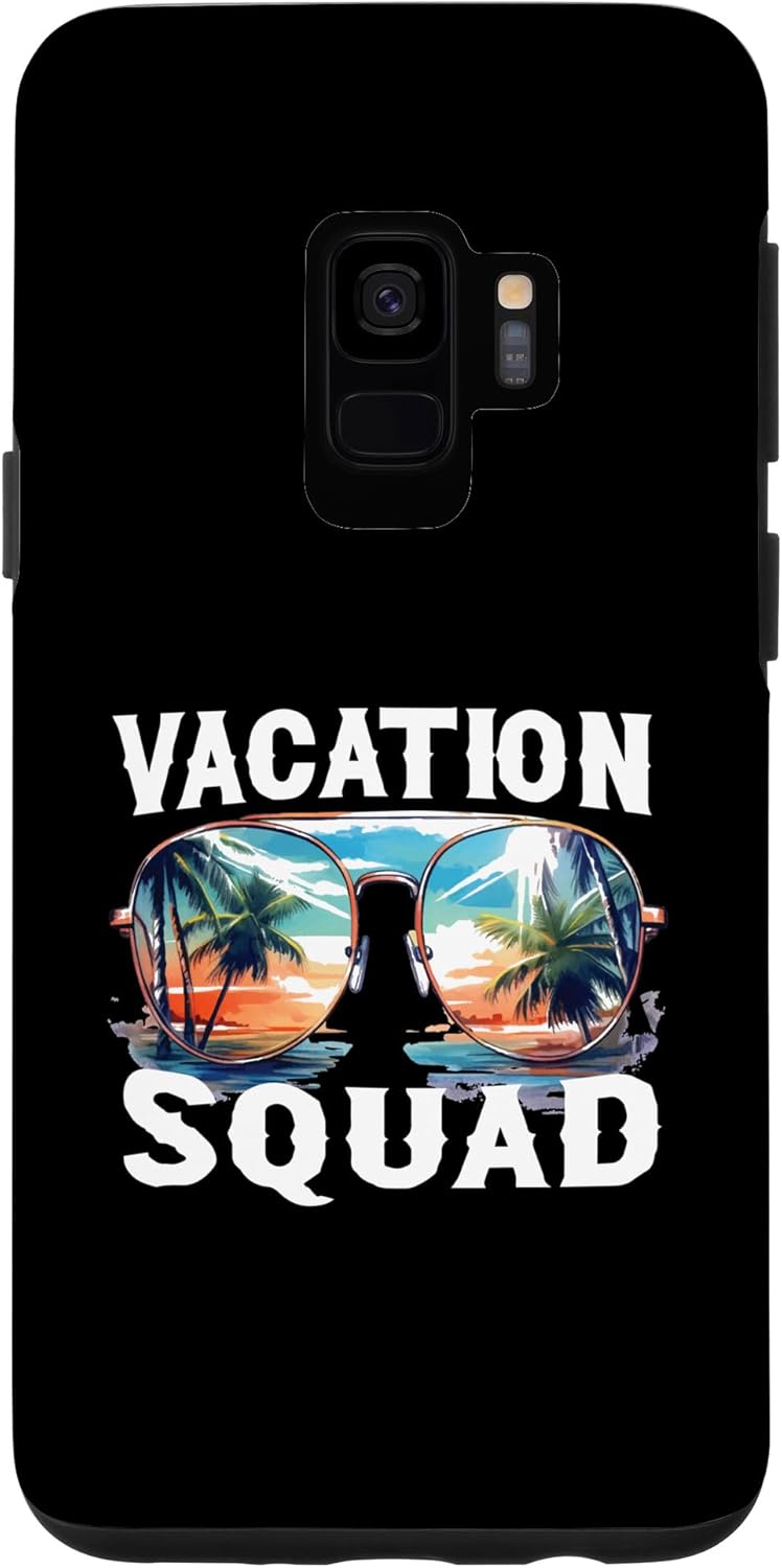 Galaxy S9 Vacation Squad  Sunglasses Ocean Island  Summer Case