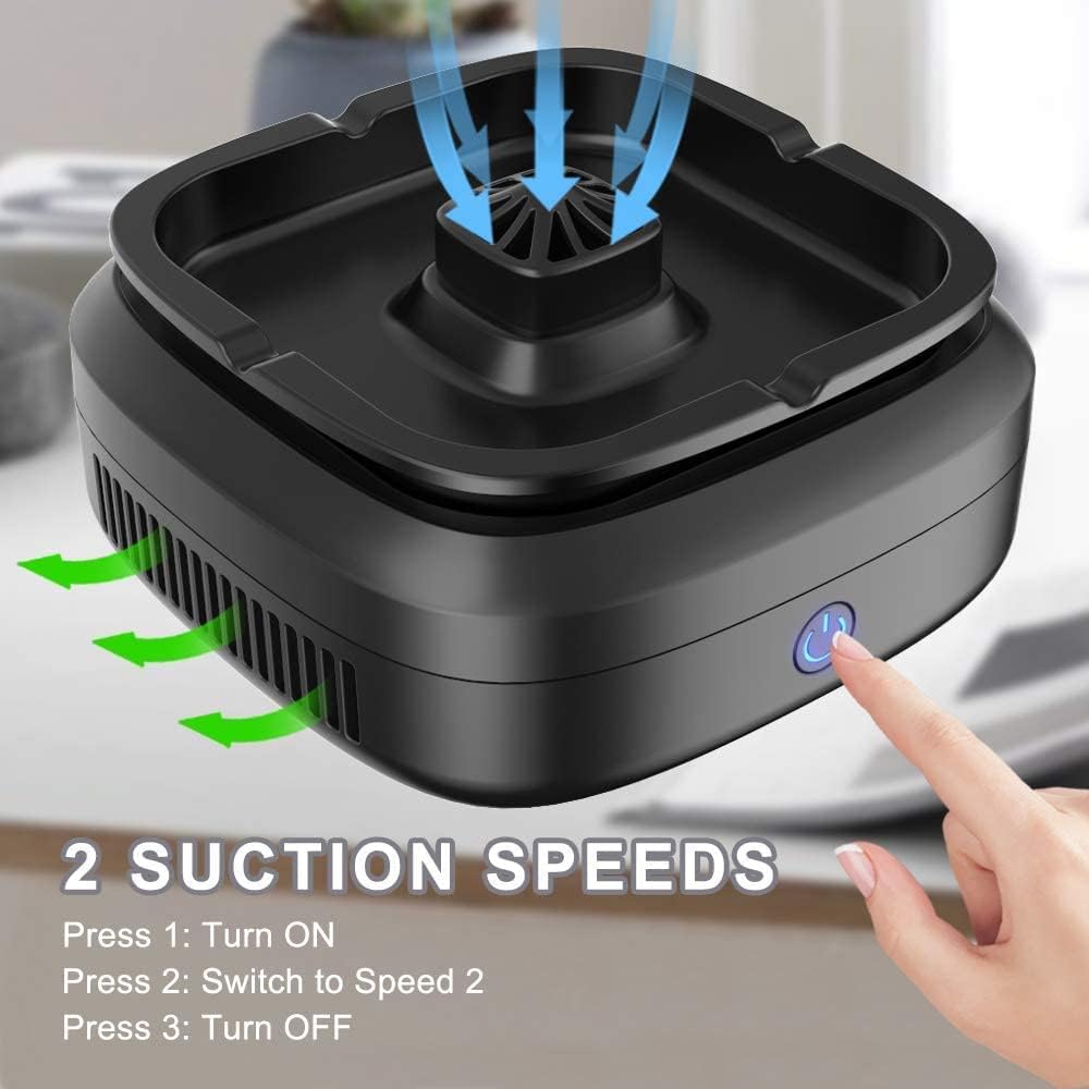 Cenicero multifuncional sin humo, regalos para hombres, ideas de regalo para el día del padre, cenicero sin humo para interiores y exteriores,