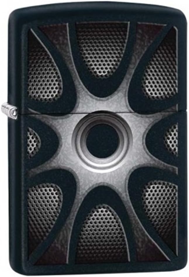 Zippo Encendedor resistente al viento, negro mate