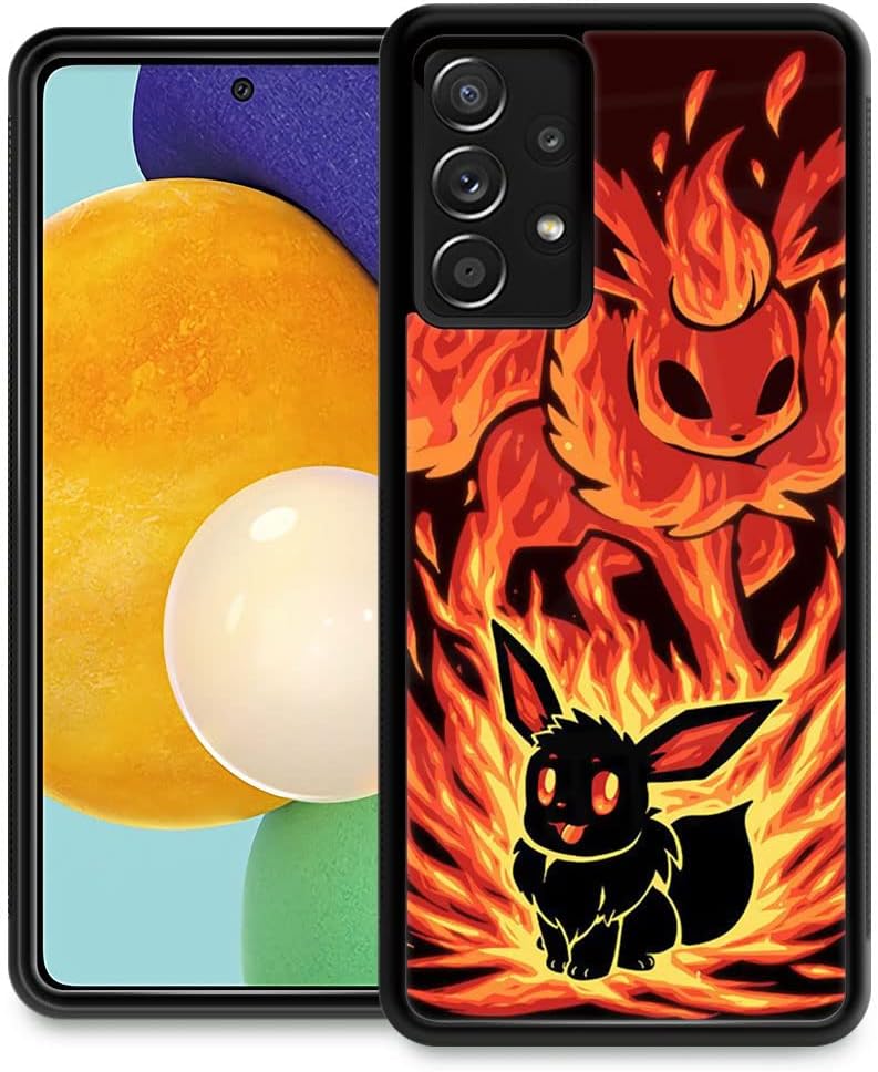 CARLOCA Funda compatible con Samsung Galaxy A14 5G, diseño de patrón de anime 16633, a prueba de golpes, plexiglás resistente a los arañazos, funda