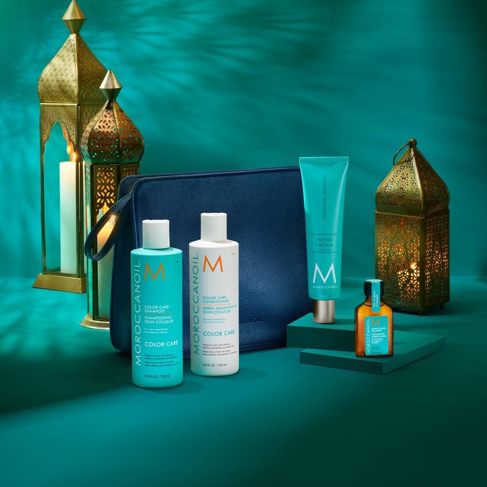 Moroccanoil Luminous Wonders set navideño para el cuidado del color
