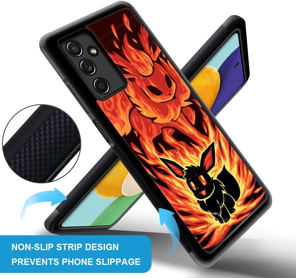 CARLOCA Funda compatible con Samsung Galaxy A14 5G, diseño de patrón de anime 16633, a prueba de golpes, plexiglás resistente a los arañazos, funda