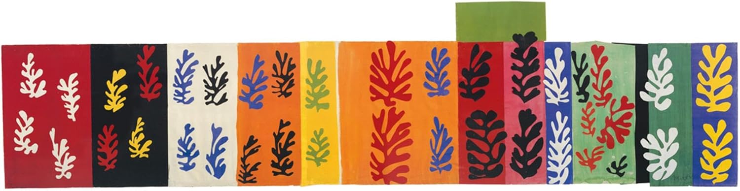 AllPosters Impresión artística para pared con composición (Les Velours), 1947 por Henri Matisse, 40 x 14 pulgadas