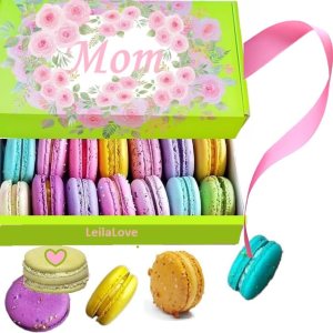 LeilaLove Macarons 15 Mom’s favorite collection Macaron caja de regalo LeilaLove Macarons 15 Mom’s favorite collection Macaron caja de regalo
