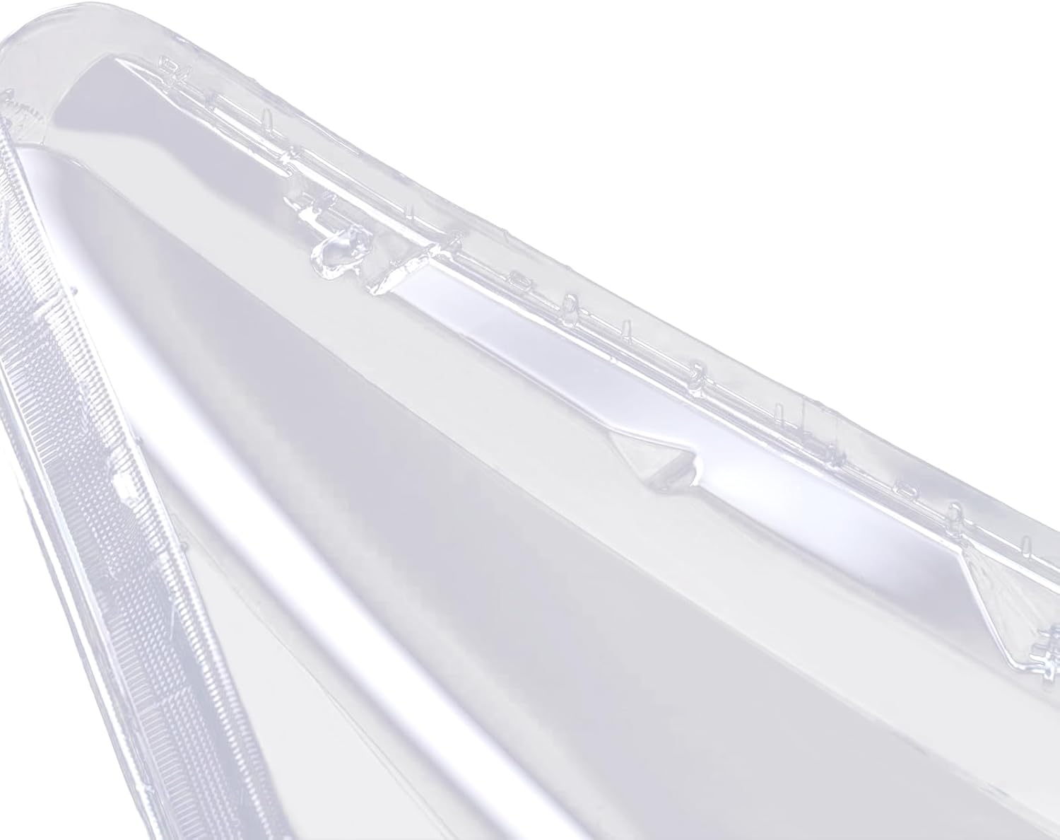 CNCEST Par de fundas de lente de faros delanteros  Reemplazo de pantalla delantera izquierda y derecha para faros delanteros  Compatible con Honda